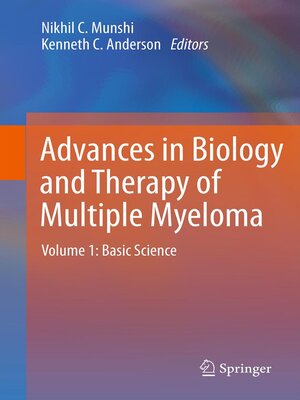 cover image of Advances in Biology and Therapy of Multiple Myeloma